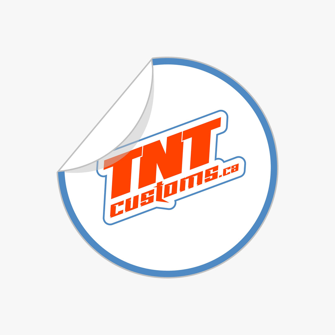 3-Inch Custom Stickers – Laminated High-Tack Vinyl for Long-Lasting Designs