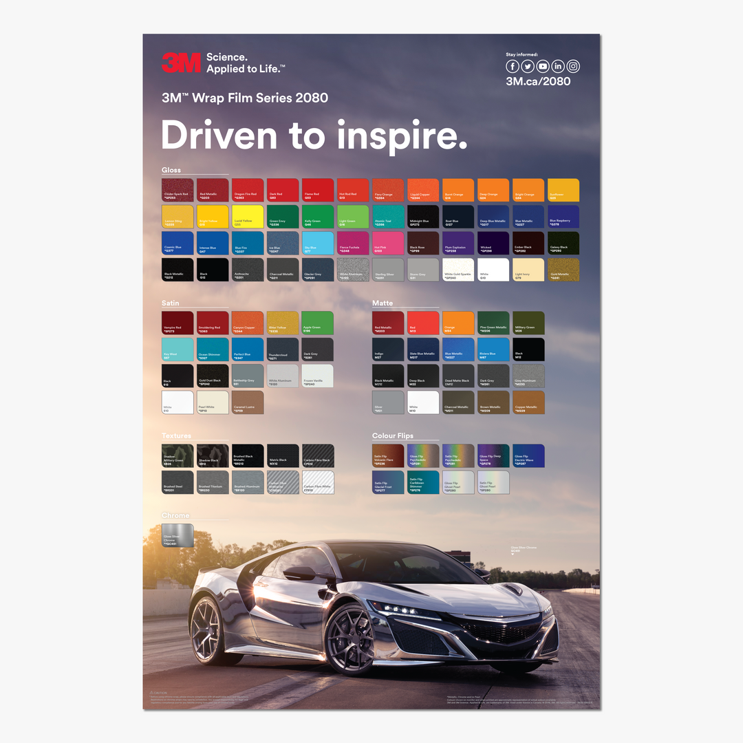 3M Wrap Film Series 2080 – Contact for Quote