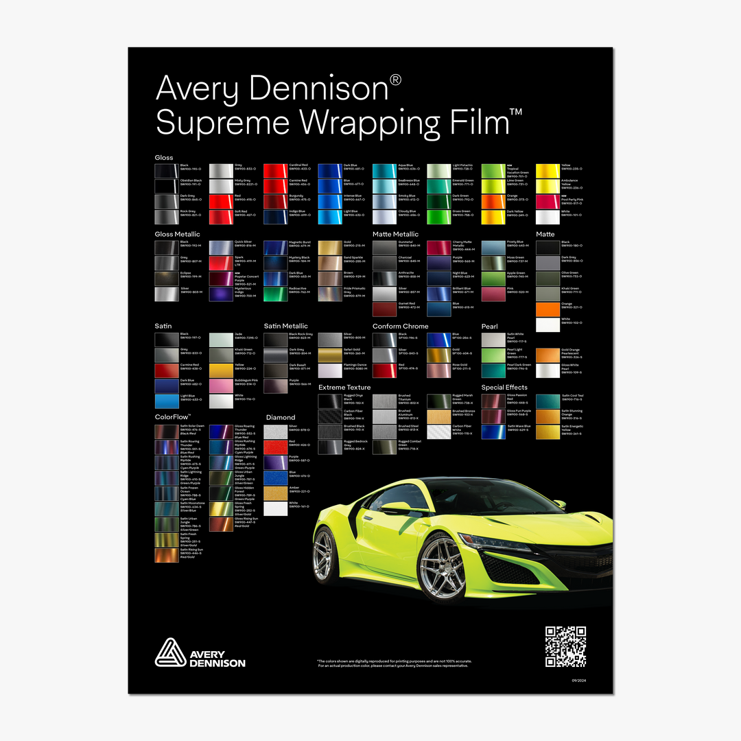 Avery Dennison Supreme Wrapping Film – Contact for Quote